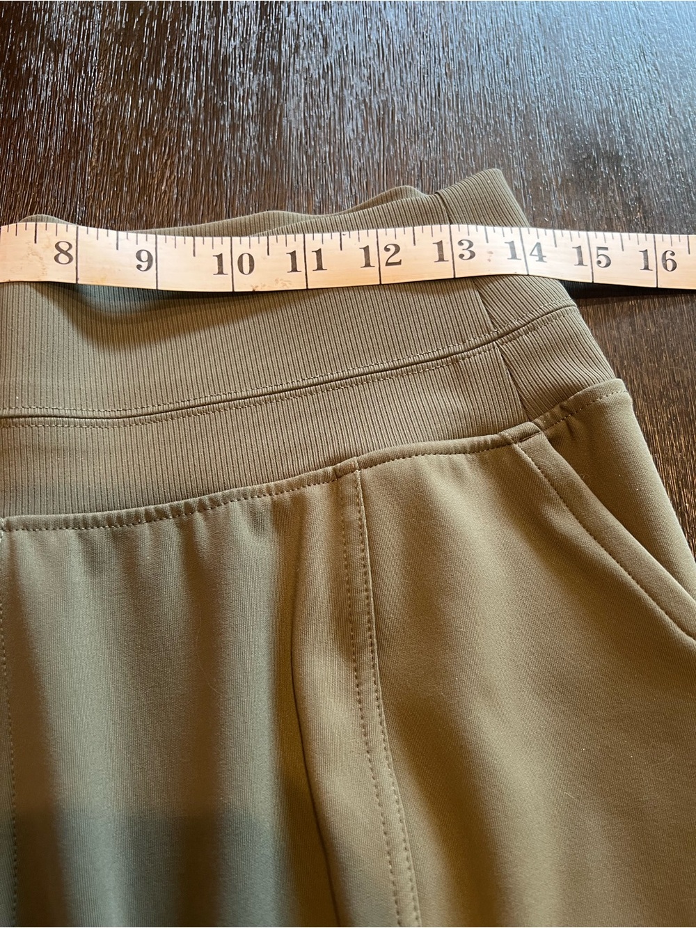 Athleta Venice High Rise Cargo Jogger Sz M Moss Sculptek Light All-way Stretch - Picture 4 of 13